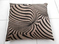 2Pcs HQ Golden Back Hemp Pillow Cushion Covers 44cm