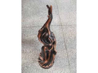1X Brown Dancing Nude Belle Collectable Sculpture Statue