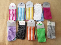 1Sheet Stripe Hair Elastic Wide Head Band Hair Band Headwrap