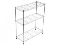 Adjustable 4 Tier Wire Shelving Storage Shelf 87x30x156