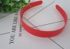 20X New Red Plastic Hairbands Jewelry Finding 25mm Wide