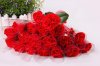 60Pcs Red Bath Artificial Carnation Soap Flower Mother's Day