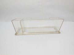 10 Clear Plastic Business Card/Pen Holder dis-ot82