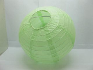 10Pcs New Plain Green Paper Lantern Wedding Favor 30cm