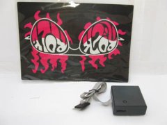 (image for) 1X Fire Sunglasses Light Up Flashing LED Glow Equalizer