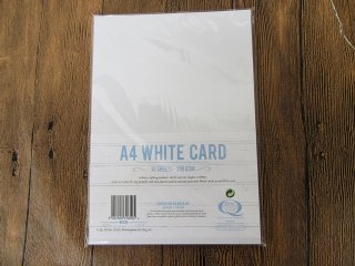 (image for) 30Sheets A4 White Card 200gsm Paper Card