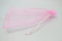 98 Pink Drawstring Jewelry Gift Pouches 23x17cm