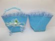 (image for) 60Pcs Blue Baby Shower Candy Bag Basket for Boy