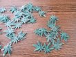 (image for) 5Packs X 50Pcs Green Maple Leaf Clothes Stickers Patch Sewing