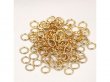 9000 Golden plated Jump Rings 6mm Jewelry Finding