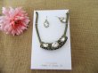 2Set Ethnic Traditional Adjustable Necklace with Matched Earring