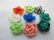 (image for) 50Pcs Rose Fimo Beads Frangipani Jewellery Finding Mixed Color
