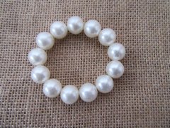 12Pcs Elastic Simulate Pearl Beads Beaded Bracelets 7cm Dia. 12Pcs Elastic Simulate Pearl Beads Beaded Bracelets 7cm Dia.