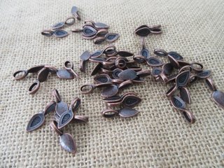 190Pcs High Quality New Copper Snap Bail Pendant Leaf Bail 21x8m (image for) 190Pcs High Quality New Copper Snap Bail Pendant Leaf Bail 21x8m