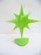 1X Green FIREWORK Earring Display Stand Holds 8prs