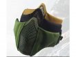 1Pc Airsoft Metal Steel Mesh Mask Protective Half Face Mask For