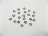 Antique Pewter Silver Bead Caps