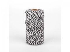 2x100Yards Black White Cotton Bakers Twine String Cord Rope 2x100Yards Black White Cotton Bakers Twine String Cord Rope