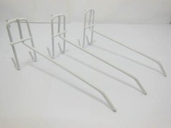 (image for) 50 Milk White Cargo Net Mesh Hooks 15cm dis-w131
