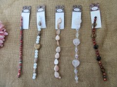 (image for) 12Strand Lampwork Glass Stone Beads Unfinished Bracelet Jeweller