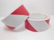 (image for) 1Roll Red And White Striped Warning Safety Tape 48mm x 30M