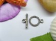 50sets Metal Circle Toggle Clasp yw-ac-tc72 (image for) 50sets Metal Circle Toggle Clasp yw-ac-tc72