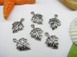 20pcs Metal Maple Leaf Charms yw-ac-mc48 (image for) 20pcs Metal Maple Leaf Charms yw-ac-mc48
