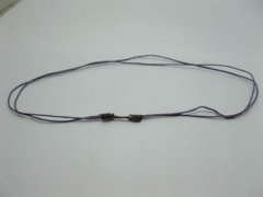 95 Purple 2-String Waxen Strings For Necklace Copper Clasp 95 Purple 2-String Waxen Strings For Necklace Copper Clasp