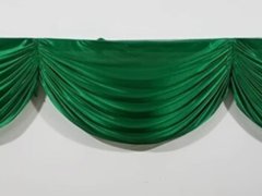 (image for) 1Pc Green 3M Swag Drape Stage Wedding Background Backdrop