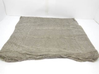 4X Irregular Crochet Shawl Wrap Scarf - Dark Grey