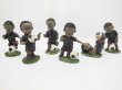 5Sets X 6pcs Football Action Figure Toys - Black Uniform (image for) 5Sets X 6pcs Football Action Figure Toys - Black Uniform