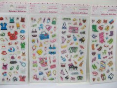 (image for) 80 Sheets Assorted Clothing&Shoes Scrapbooking Stickers
