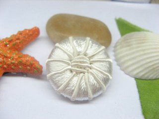 4x5pcs New White Round Chinese Handcrafted Buttons