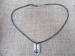 (image for) 12Pcs Waxen String Necklace with Stainless Steel Anchor Tag