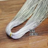 6Rolls X 100m Silver Metallic Tinsel Cord String Wrap Ribbon DIY