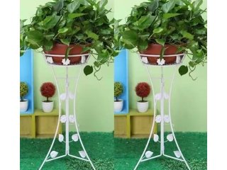 1Set 1-layer Flower Plant Display Stand Holder Home Garden Decor