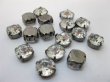 (image for) 195Pcs Clear Transparent Inlay Rhinestone Beads Finding