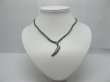 12 Hematite Beaded Necklaces Ivory Pendants (image for) 12 Hematite Beaded Necklaces Ivory Pendants