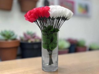 50X Rose Bouquet Holding Flowers Wedding Favor Decoration we-f-c (image for) 50X Rose Bouquet Holding Flowers Wedding Favor Decoration we-f-c
