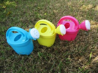 2Pcs Watering Can Garden Flower Kettle Gardening Tool (image for) 2Pcs Watering Can Garden Flower Kettle Gardening Tool
