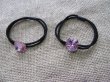 (image for) 1Pc Pink Crystal Rhinestone Elastic Hair Ties Bands Scrunchies