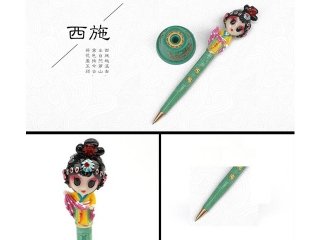 1X Gift Chinese Traditional Beijing Opera Ballpoint Pen - Xi Shi