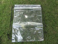 12Pcs PVC Drawstring Backpack Lightweight Water Proof Shoulder