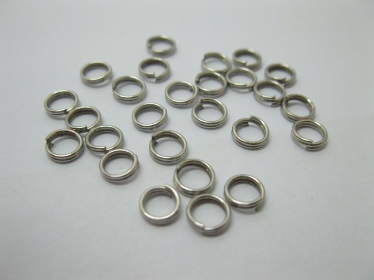 500gram Nickel plated Jumprings 7mm Jewellery finding - Click Image to Close