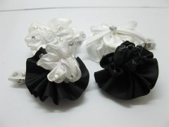 (image for) 1X Flower on Top Hair Clips Barrettes Mixed Color