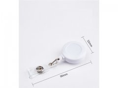 12Pcs Plain Retractable Pull Reel Key ID Card Holder Recoil Cord 12Pcs Plain Retractable Pull Reel Key ID Card Holder Recoil Cord