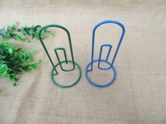 (image for) 6Ppcs Metal Jumbo Bookmark Paper Clip Mixed Color