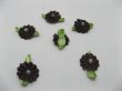 1000pcs Bright Coffee Craft Stain Flowers Embellishments (image for) 1000pcs Bright Coffee Craft Stain Flowers Embellishments