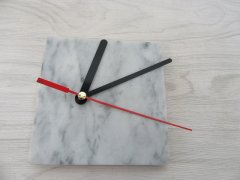 (image for) 100Sets Clock Time Hands Hour Minute Second Hand Black & Red