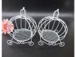 (image for) 4Pcs White Pumpkin Stroller Baby Shower Candy Gift Box Bombonnie